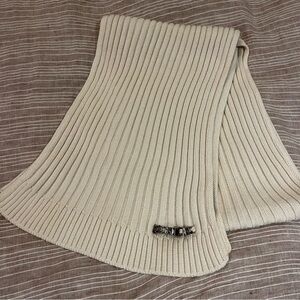 Cream Moschino Scarf